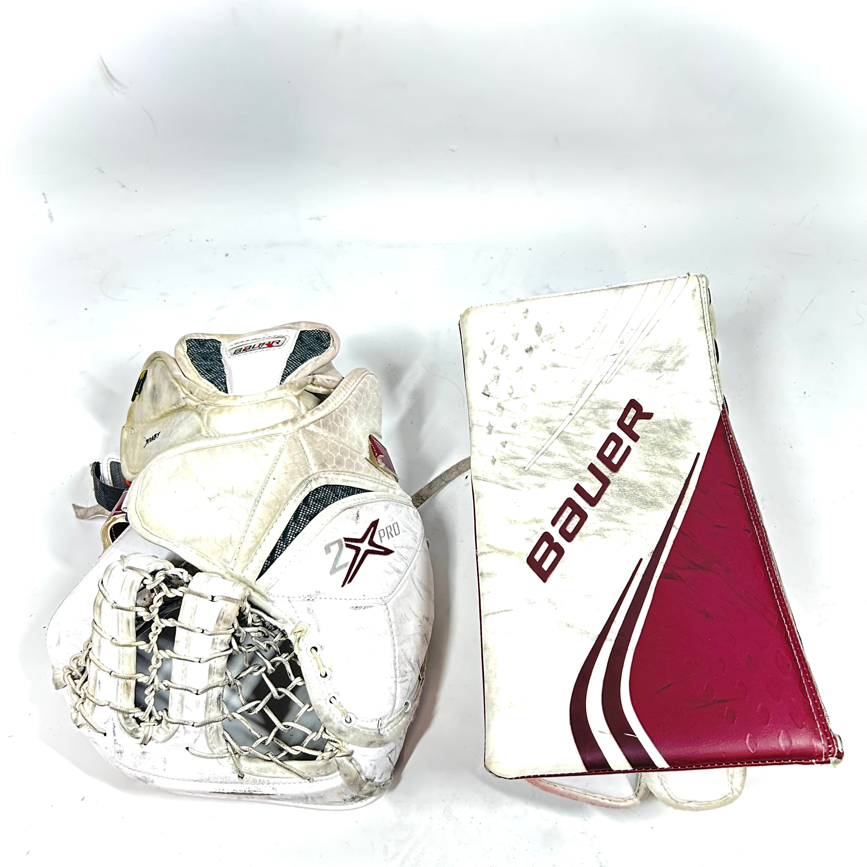 Bauer Vapor 2X Pro - Ensemble complet de gardien de but senior Pro Stock d'occasion (marron)